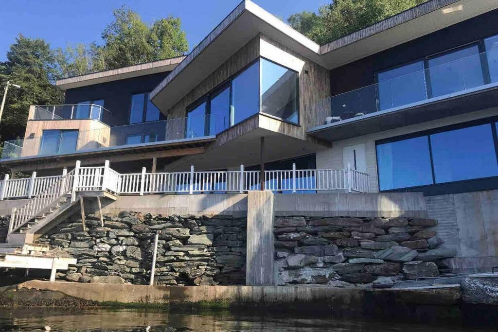 Panoramaresort In Hardangerfjorden Leilighet I Sjokanten Ved Hardangerfjorden For 7 Personer Boat , Sauna,Kajak, Sup For Rent Øystese Exterior foto
