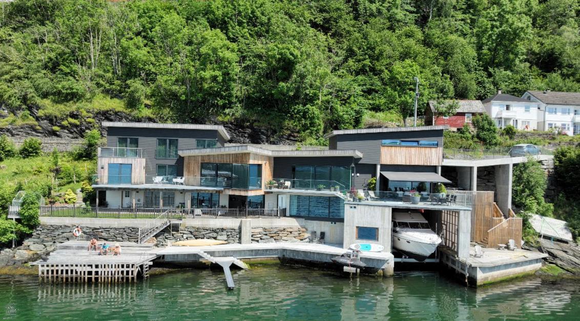 Panoramaresort In Hardangerfjorden Leilighet I Sjokanten Ved Hardangerfjorden For 7 Personer Boat , Sauna,Kajak, Sup For Rent Øystese Exterior foto