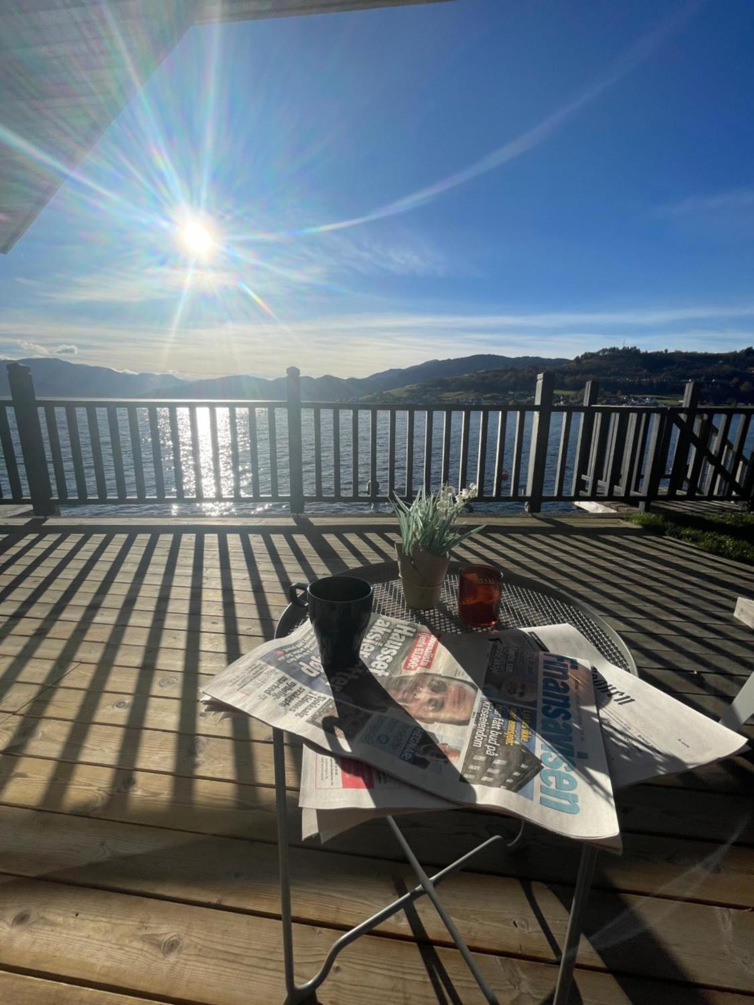 Panoramaresort In Hardangerfjorden Leilighet I Sjokanten Ved Hardangerfjorden For 7 Personer Boat , Sauna,Kajak, Sup For Rent Øystese Exterior foto